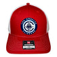 LA Clippers 3D Snapback Trucker Hat- Red/ White