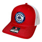 LA Clippers 3D Snapback Trucker Hat- Red/ White