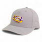 LSU Tiger Eye 3D Snapback Canvas Hat- Grey