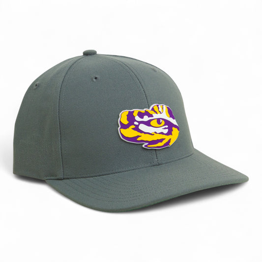 LSU Tiger Eye 3D Snapback Surge Trucker Hat- Charcoal