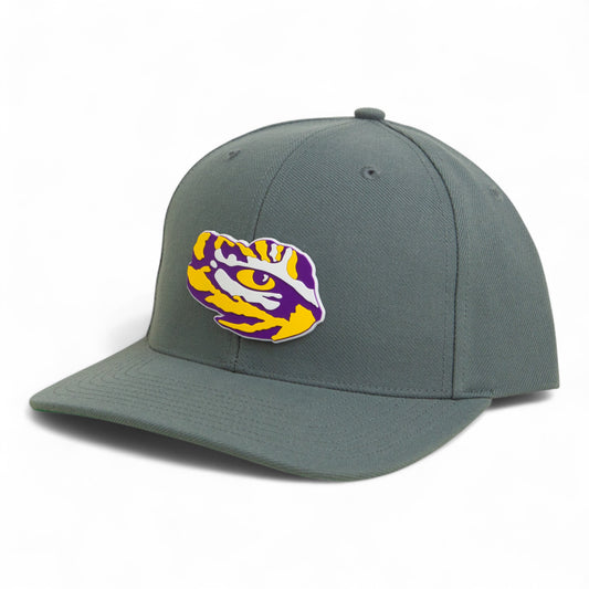 LSU Tiger Eye 3D Snapback Surge Trucker Hat- Charcoal