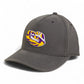 LSU Tiger Eye 3D Snapback Canvas Hat- Charcoal