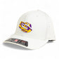 LSU Tiger Eye 3D Laser Perf R-Flex Cap- White
