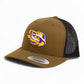 LSU Tiger Eye 3D YP Snapback Trucker Hat- Coyote/ Black