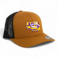 LSU Tiger Eye 3D YP Snapback Trucker Hat- Caramel/ Black