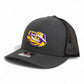 LSU Tiger Eye 3D Snapback Trucker Hat- Charcoal/ Black