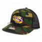 LSU Tiger Eye 3D Snapback Trucker Hat- Army Camo/ Black