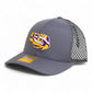 LSU Tiger Eye 3D Snapback Tilikum Trucker Hat- Charcoal