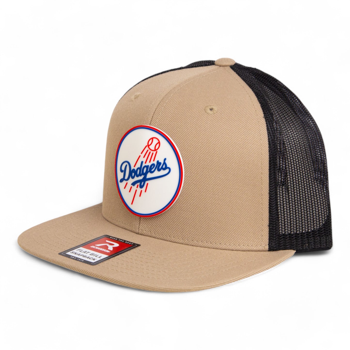 Los Angeles Dodgers 2024 World Series 3D Wool Blend Flat Bill Hat- Tan/ Black