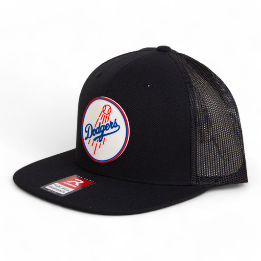 Los Angeles Dodgers 2024 World Series 3D Wool Blend Flat Bill Hat- Black