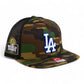 LA Dodgers 2024 World Series 3D Wool Blend Flat Bill Hat White- Army Camo/ Black