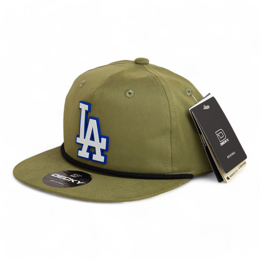 LA Dodgers 2024 World Series 3D Classic Rope Hat White- Loden/ Black