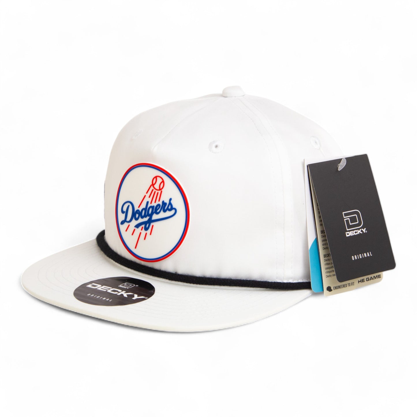 Los Angeles Dodgers 2024 World Series 3D Classic Rope Hat- White/ Black