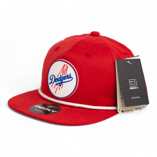 Los Angeles Dodgers 2024 World Series 3D Classic Rope Hat- Red/ White