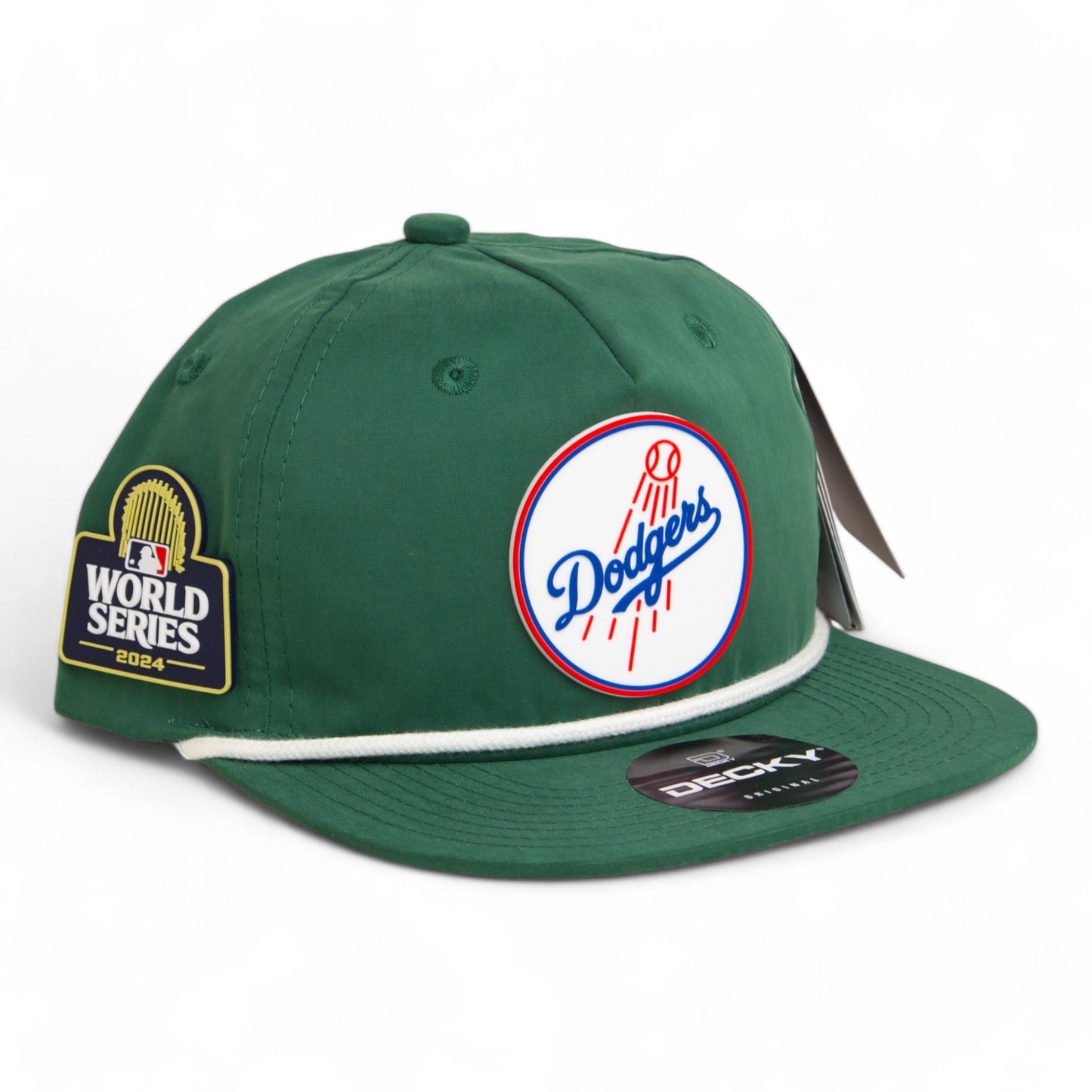 Los Angeles Dodgers 2024 World Series 3D Classic Rope Hat- Forest/ White