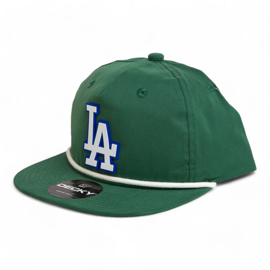 LA Dodgers 2024 World Series 3D Classic Rope Hat White- Forest/ White