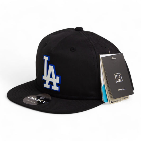 LA Dodgers 2024 World Series 3D Perforated Rope Hat White- Black