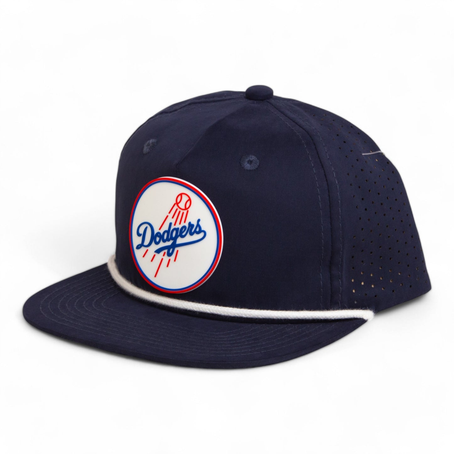 Los Angeles Dodgers 2024 World Series 3D Perforated Rope Hat- Navy/ White