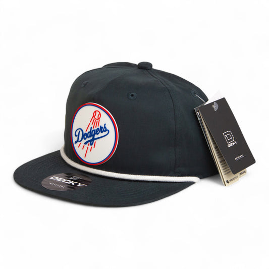 Los Angeles Dodgers 2024 World Series 3D Classic Rope Hat- Charcoal/ White