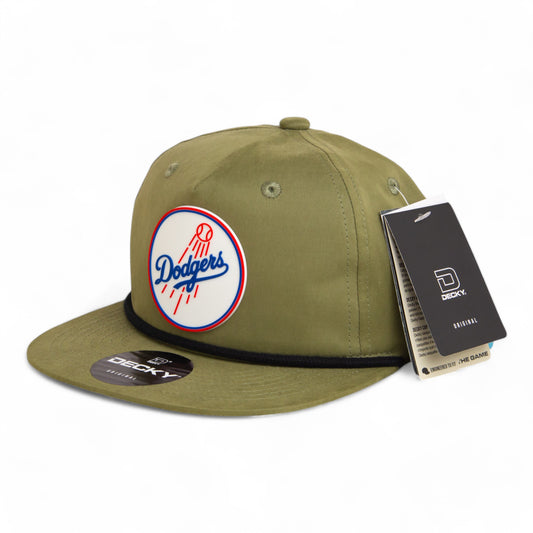 Los Angeles Dodgers 2024 World Series 3D Classic Rope Hat- Loden/ Black