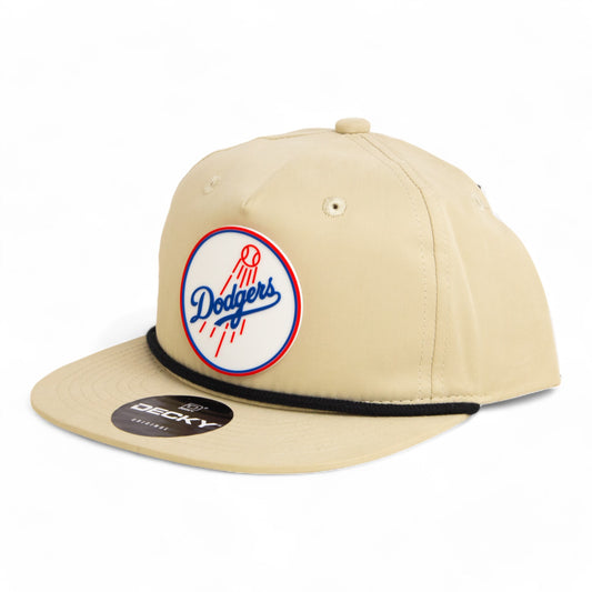 Los Angeles Dodgers 2024 World Series 3D Classic Rope Hat- Birch/ Black