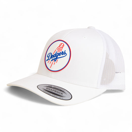 Los Angeles Dodgers 2024 World Series 3D YP Snapback Trucker Hat- White