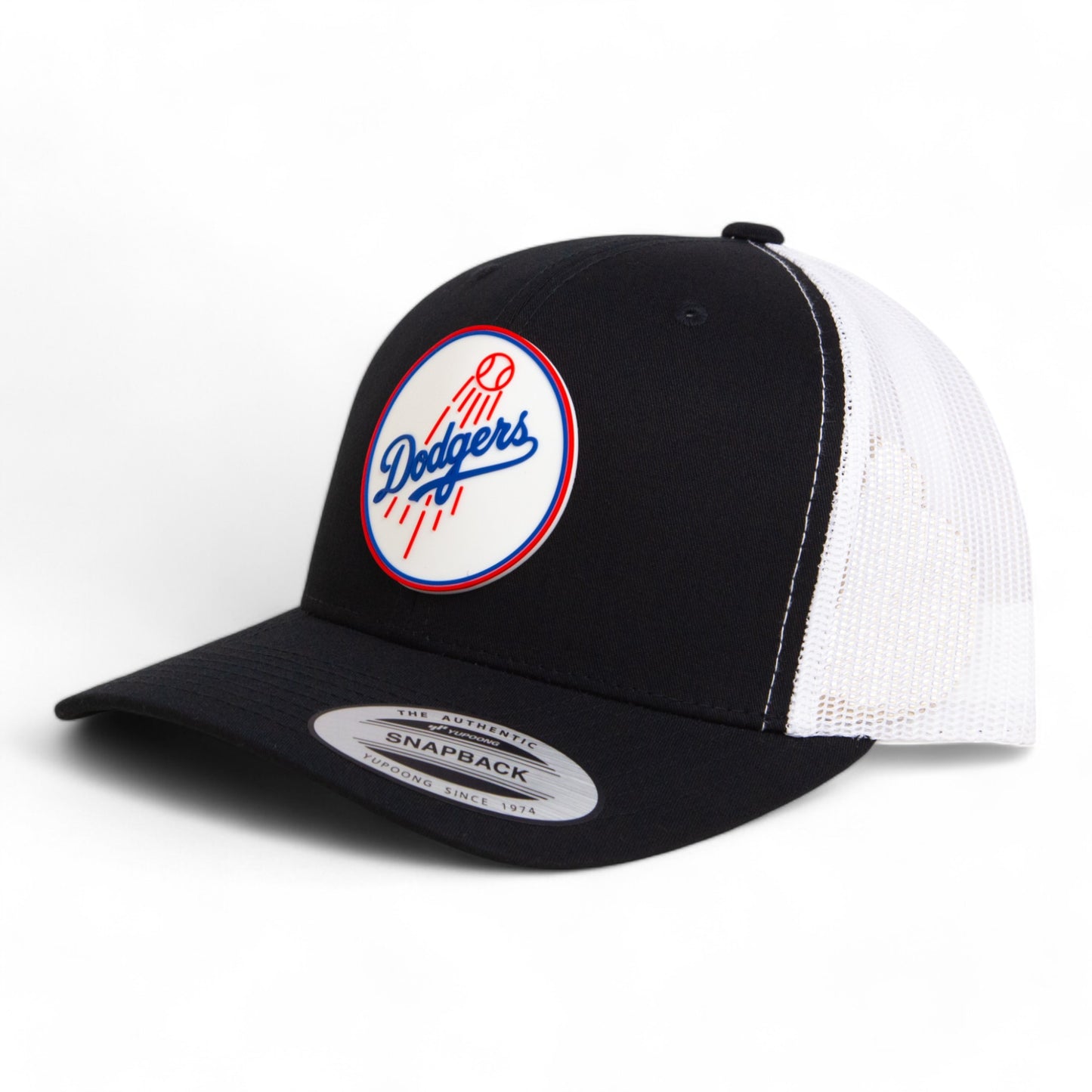 Los Angeles Dodgers 2024 World Series 3D YP Snapback Trucker Hat- Black/ White