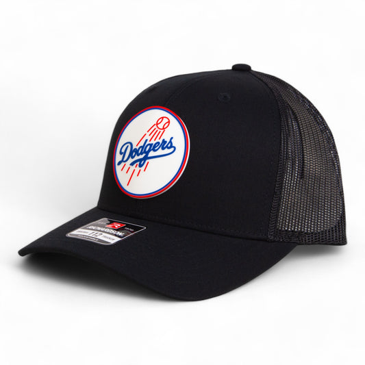 Los Angeles Dodgers 2024 World Series Snapback Trucker Hat- Black