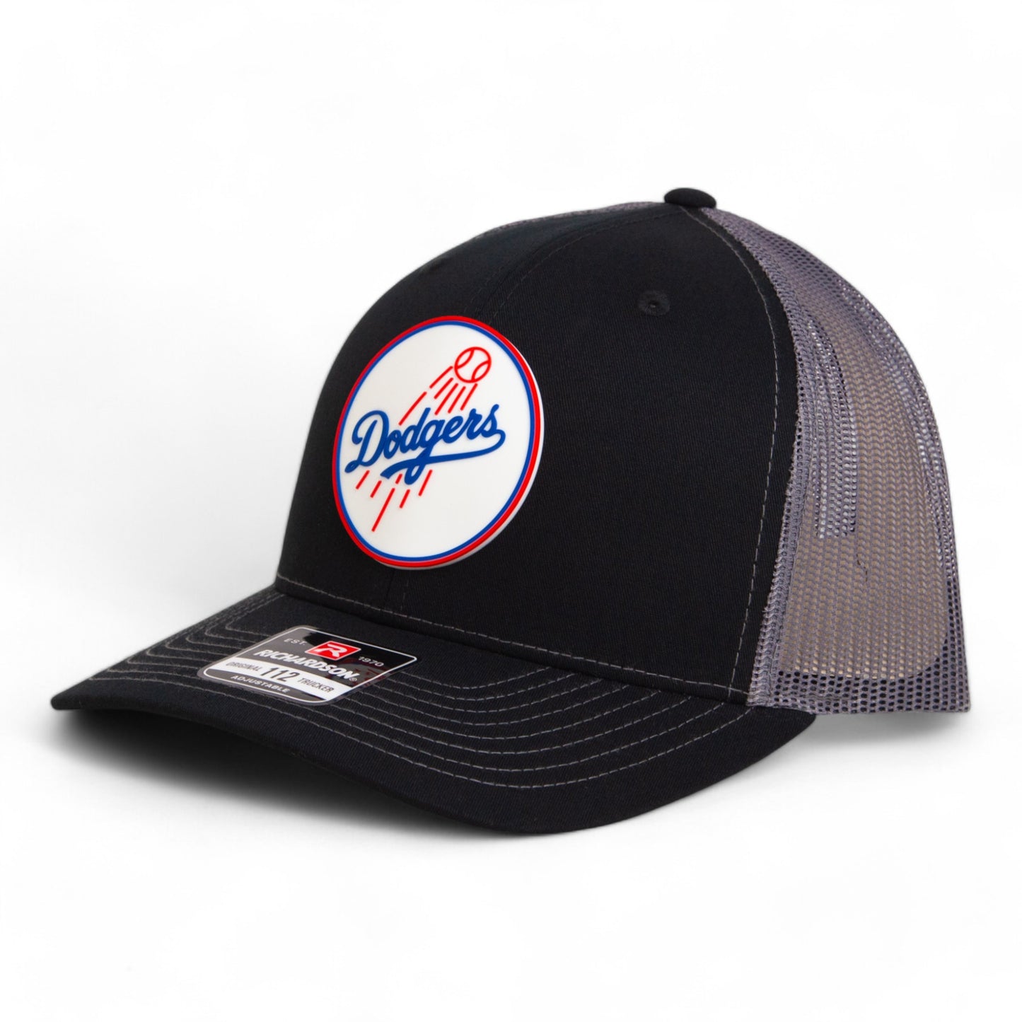 Los Angeles Dodgers 2024 World Series Snapback Trucker Hat- Black/ Charcoal