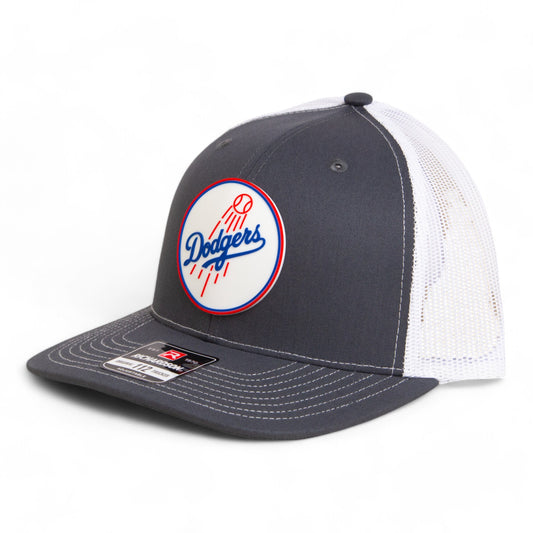 Los Angeles Dodgers 2024 World Series Snapback Trucker Hat- Charcoal/ White