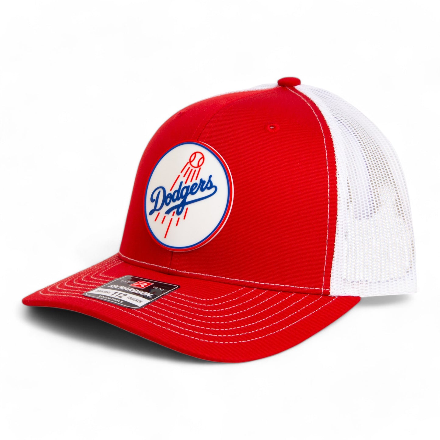 Los Angeles Dodgers 2024 World Series Snapback Trucker Hat- Red/ White