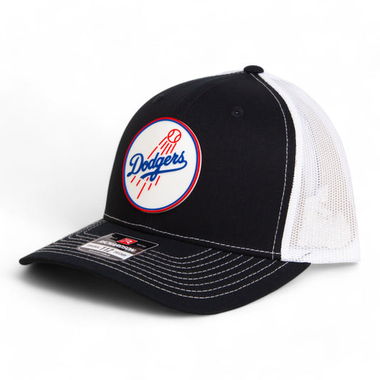 Los Angeles Dodgers 2024 World Series Snapback Trucker Hat- Black/ White