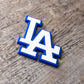 LA Dodgers 2024 World Series Snapback Trucker Hat White- Desert Camo/ Brown