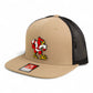 Louisville Cardinals Retro 3D Wool Blend Flat Bill Hat- Tan/ Black