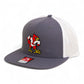 Louisville Cardinals Retro 2025 College World Series 3D Wool Blend Flat Bill Hat- Charcoal/ White