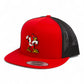 Louisville Cardinals Retro 3D YP Snapback Flat Bill Trucker Hat- Red/ Black