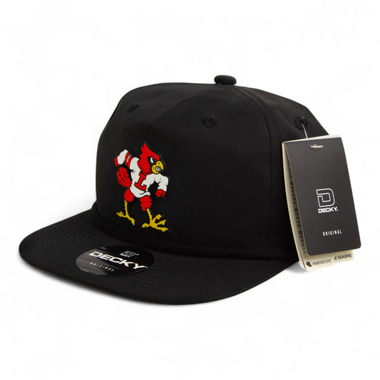 Louisville Cardinals Retro 3D Classic Rope Hat- Black