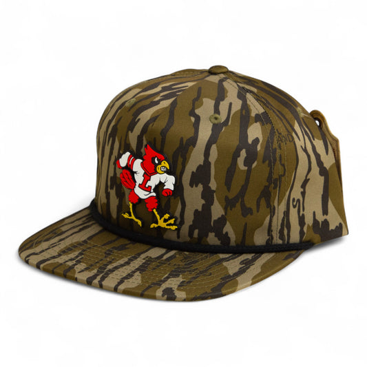 Louisville Cardinals Retro 3D Umpqua Rope Hat- Mossy Oak Bottomland/ Black