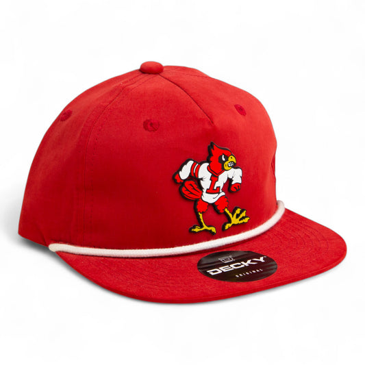Louisville Cardinals Retro 3D Classic Rope Hat- Red/ White
