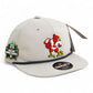Louisville Cardinals Retro 2025 College World Series 3D Classic Rope Hat- Grey/ Charcoal