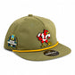 Louisville Cardinals Retro 2025 College World Series 3D Classic Rope Hat- Loden/ Amber