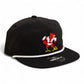 Louisville Cardinals Retro 3D Classic Rope Hat- Black/ White