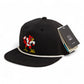 Louisville Cardinals Retro 3D Perforated Rope Hat- Black/ White