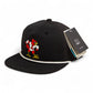Louisville Cardinals Retro 2025 College World Series 3D Perforated Rope Hat- Black/ White