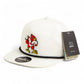 Louisville Cardinals Retro 3D Perforated Rope Hat- White/ Black