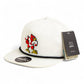 Louisville Cardinals Retro 2025 College World Series 3D Perforated Rope Hat- White/ Black