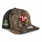 Louisville Cardinals Retro 2025 College World Series 3D Snapback Trucker Hat- Realtree Timber/ Black