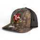 Louisville Cardinals Retro 2025 College World Series 3D Snapback Trucker Hat- Realtree Timber/ Black