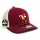 Louisville Cardinals Retro 2025 College World Series 3D Snapback Trucker Hat- Cardinal/ White