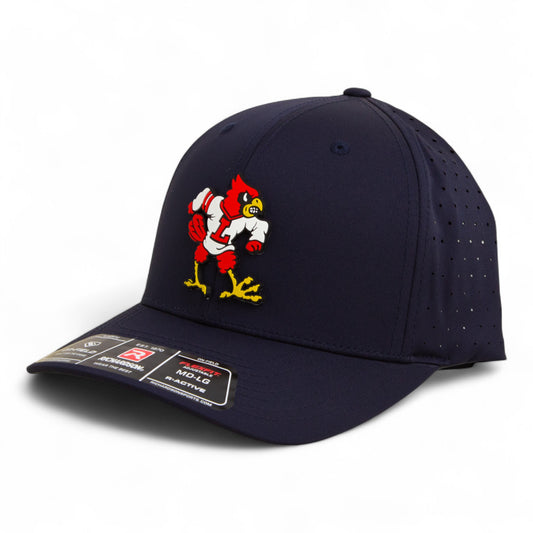 Louisville Cardinals Retro 3D Laser Perf R-Flex Cap- Navy